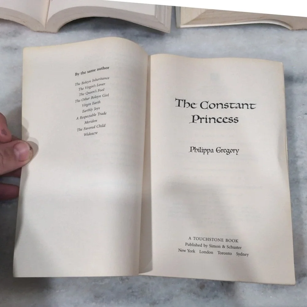 Philippa Gregory Tudor Novels. Virgin Lover Constant Princess Boleyn Inheritance